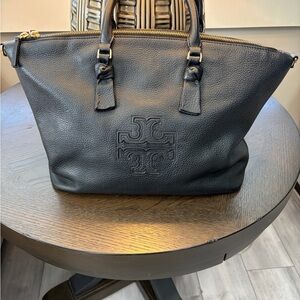 Tory Burch Black Duffel Bag